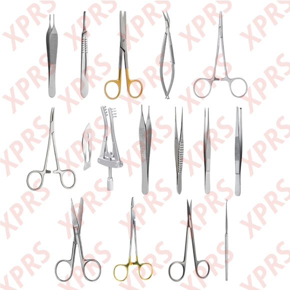 Dermal Excision Instruments Set